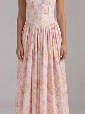 Cielle Floral Midi Dress